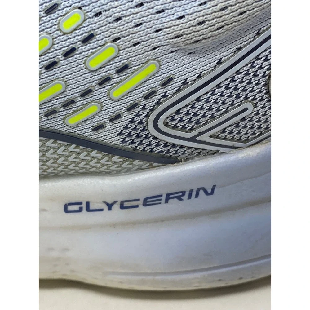 Brooks Glycerin 20 Mens Running Shoes Blue Grey Yellow 1203691B416 Size 11